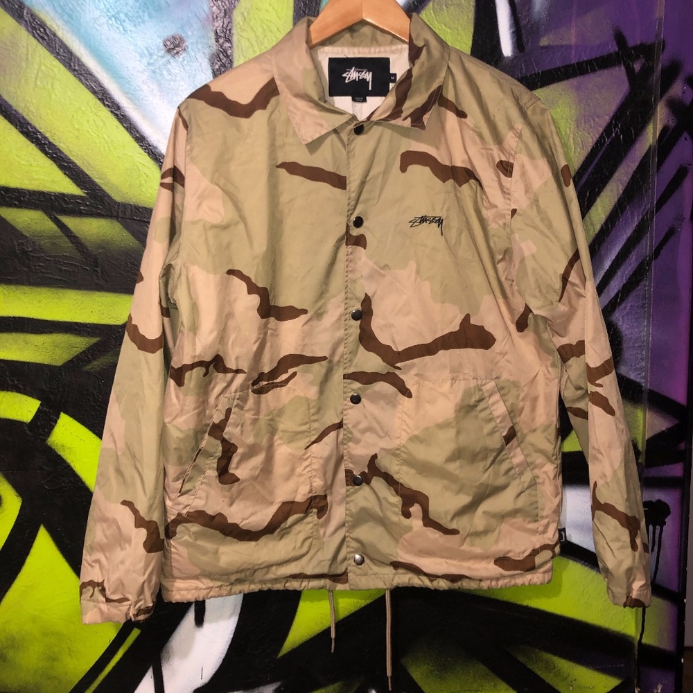 Stussy Desert Camo Windbreaker